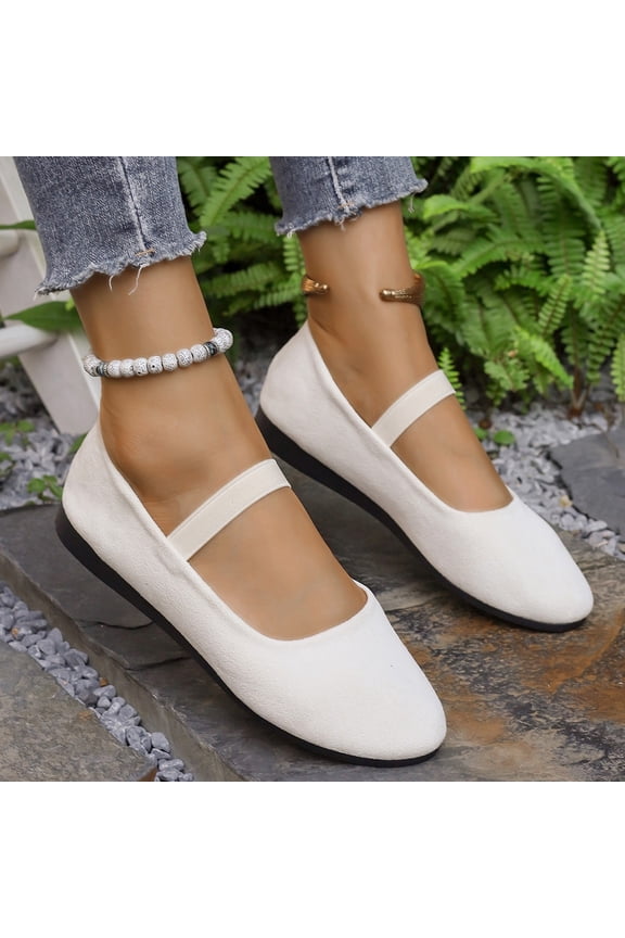 Women Mary Jane Dress Shoes Low Heel Princess Ballet Flats Round Toe Slip on Ankle Strap Dressy Comfortable Flats Wedding Party Glitter Shoes