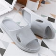 thumbnail image 1 of CPNG Women & Men Couple Style Bathroom Indoor Thick Sole Shower Slippers Open Toe Home Slippers Non Slip Soft Comfortable Simple Slippers Bathroom Shoes, 1 of 8
