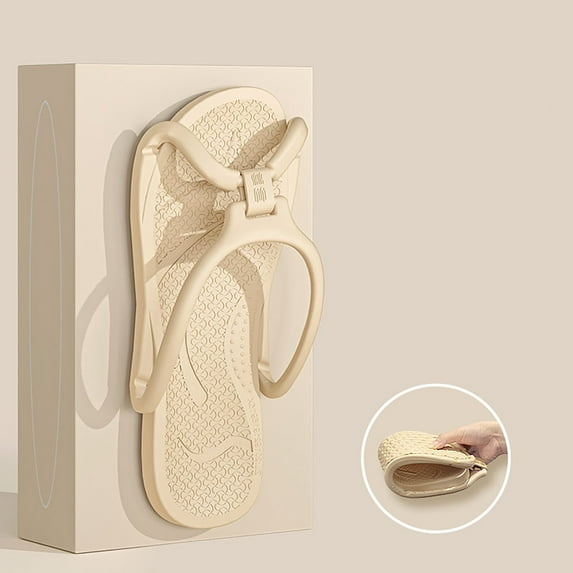 CPNG Women Men Foldable Portable Hotel Lightweight Sandals Travel Slippers Shower Shoes Non-Slip Quick-Dry Portable House Shoes Comfy Camp Travel Slippers