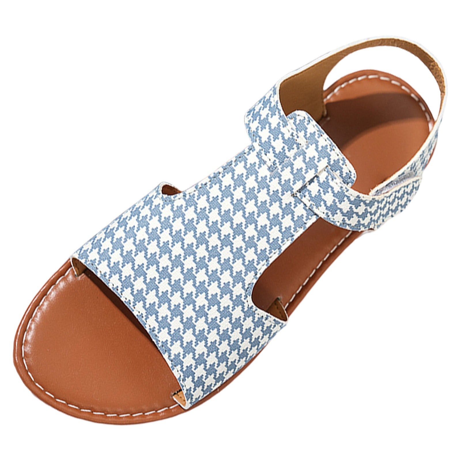 CPNG Women's Cut Out Slide Sandals with Arch Support Wide Canvas Shoe ...