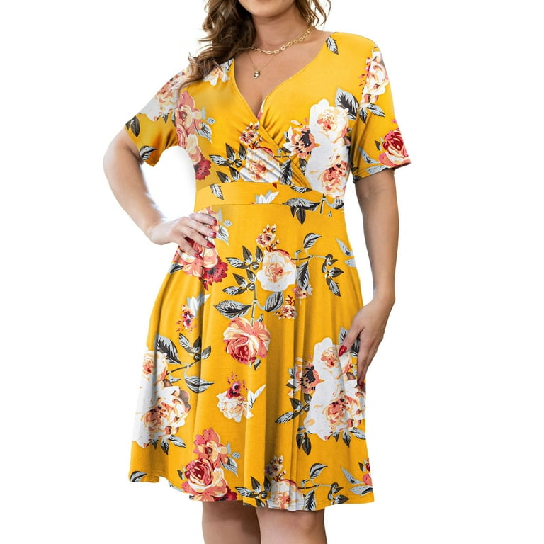 Sexy Vacation Floral Bandage V Neck Printed Dress Dresses Sexy Vacation Floral Bandage V Neck Printed Dress Dresses