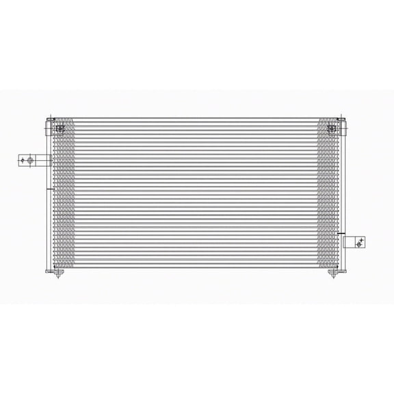 cpp air conditioning condenser for 01-02 subaru forester su3030125