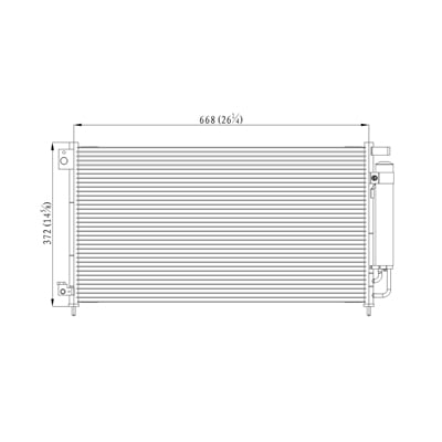 oe replacement a/c condenser honda accord coupe 2003-2007 (partslink ho3030128|ho3030129)