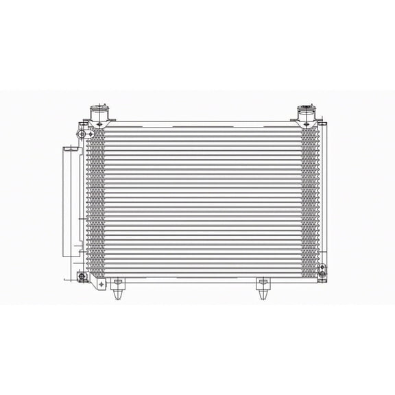 oe replacement a/c condenser scion xa 2004-2005 (partslink sc3030101)