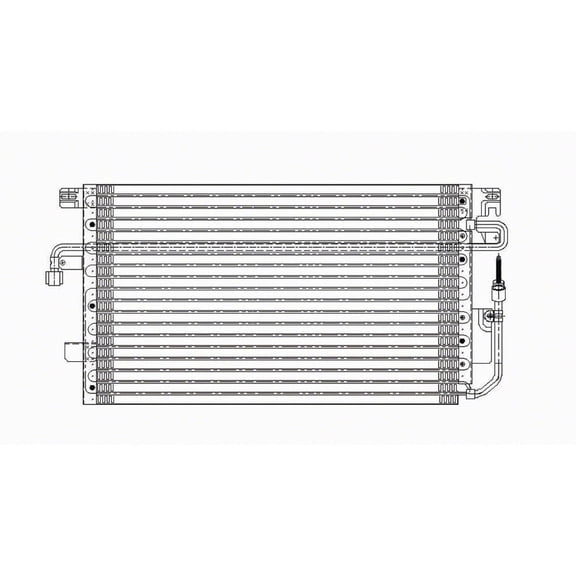 oe replacement a/c condenser saturn vue 2004-2007 (partslink gm3030266)
