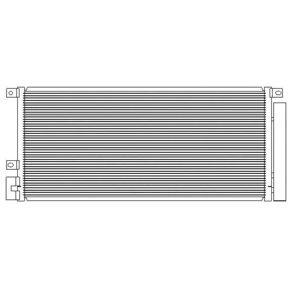oe replacement a/c condenser buick encore (buick) 2015-2016 (partslink gm3030304)