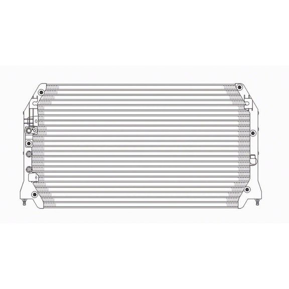 CPP Air Conditioning Condenser for Toyota Camry, Solara TO3030104