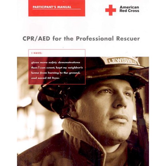 Pre-Owned CPR/AED for the Professional Rescuer: Participant's Manual (Paperback) 1584803045 9781584803041