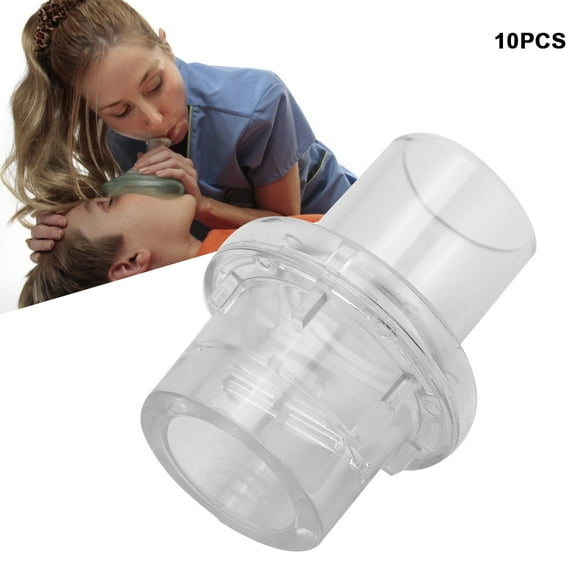 CPR Face  Valve CPR Resuscitator Mouthpieces 10Pcs For Artificial Respiration Training