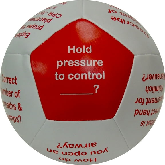 CPR & First Aid Thumball -6"