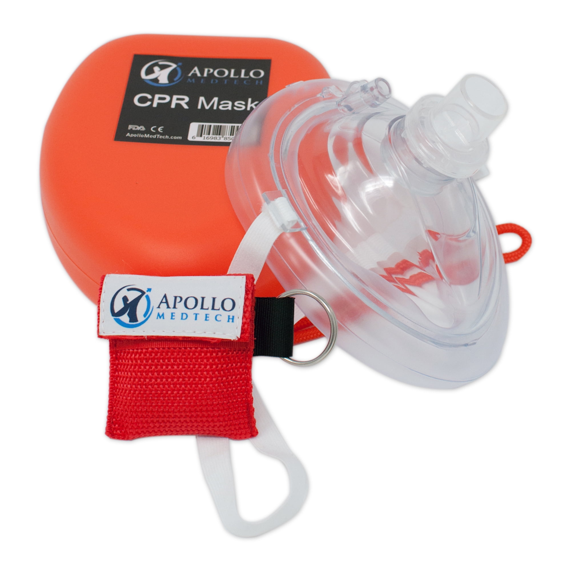 CPR Mask (with Bonus keychain CPR Mask) - First Aid Face