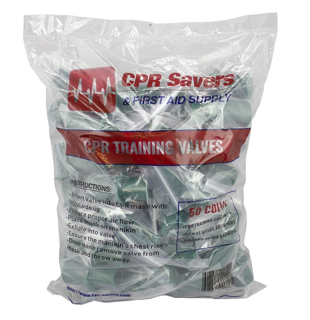 CPR Savers and First Aid Supply's 100-Pack One-Way Micromask Training Valves