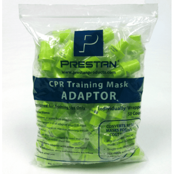 CPR Training Mask Adaptors - 50Ct