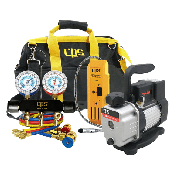 CPS Products QUALITY MANIFOLD PUMP AND LEAK DETECTOR