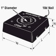 thumbnail image 1 of CPS6 6 x 6 Composite Standoff Base, 1 of 1