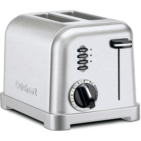 CPT-160 Metal Classic 2-Slice Toaster, Brushed Stainless