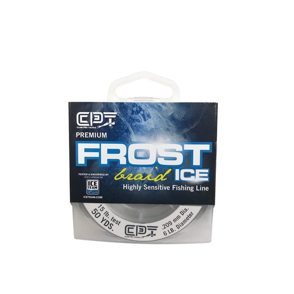 CPT Frost Braid - 6lb - 2lb Dia - Smoke - 50 Yard