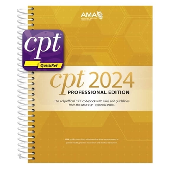 Pre-Owned CPT Professional 2024 and CPT Quickref App Bundle (Paperback) 1640162976 9781640162976