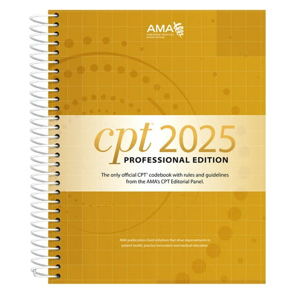CPT Professional 2025, (Spiral-Bound)