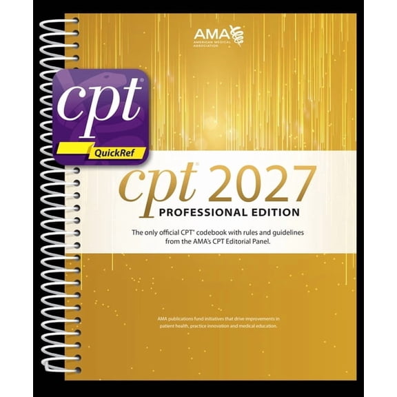 CPT Professional 2027 and CPT Quickref App Bundle, (Spiral-Bound)