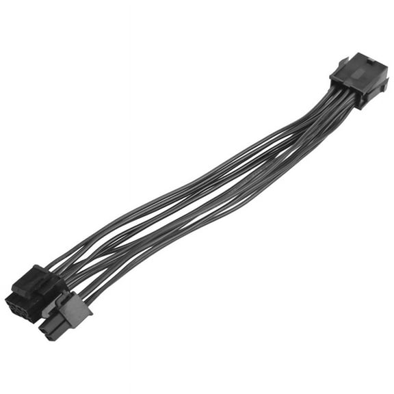 CPU 8 Pin Female to ATX 4 Male Power Supply Converter Adapter Extension Cable for Motherboard (20cm)