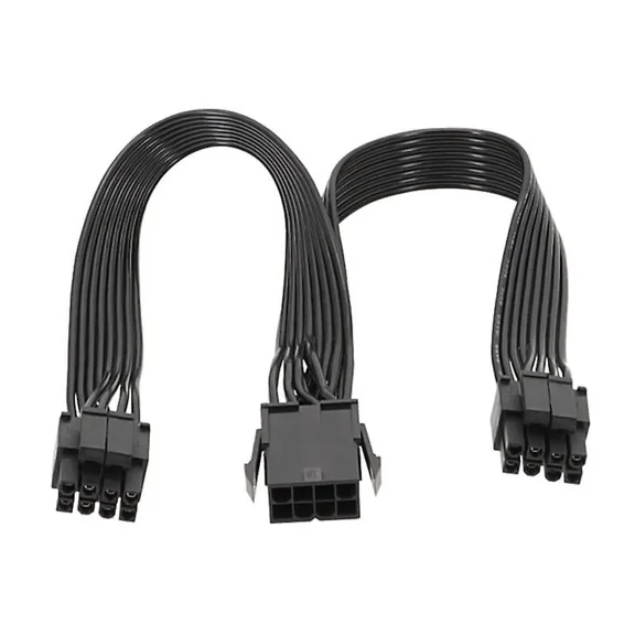 CPU 8Pin Female to 2x 8Pins Male Converter for Mainboard CPU Power Splitter