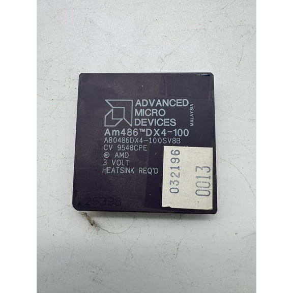 CPU, AM486TM DX4-100 C 9604GPB AMD 3VOLT