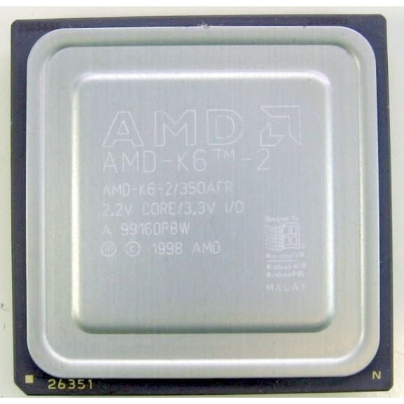 CPU AMD-K6-2/350AFR 2.2V CORE/3.3V I/O