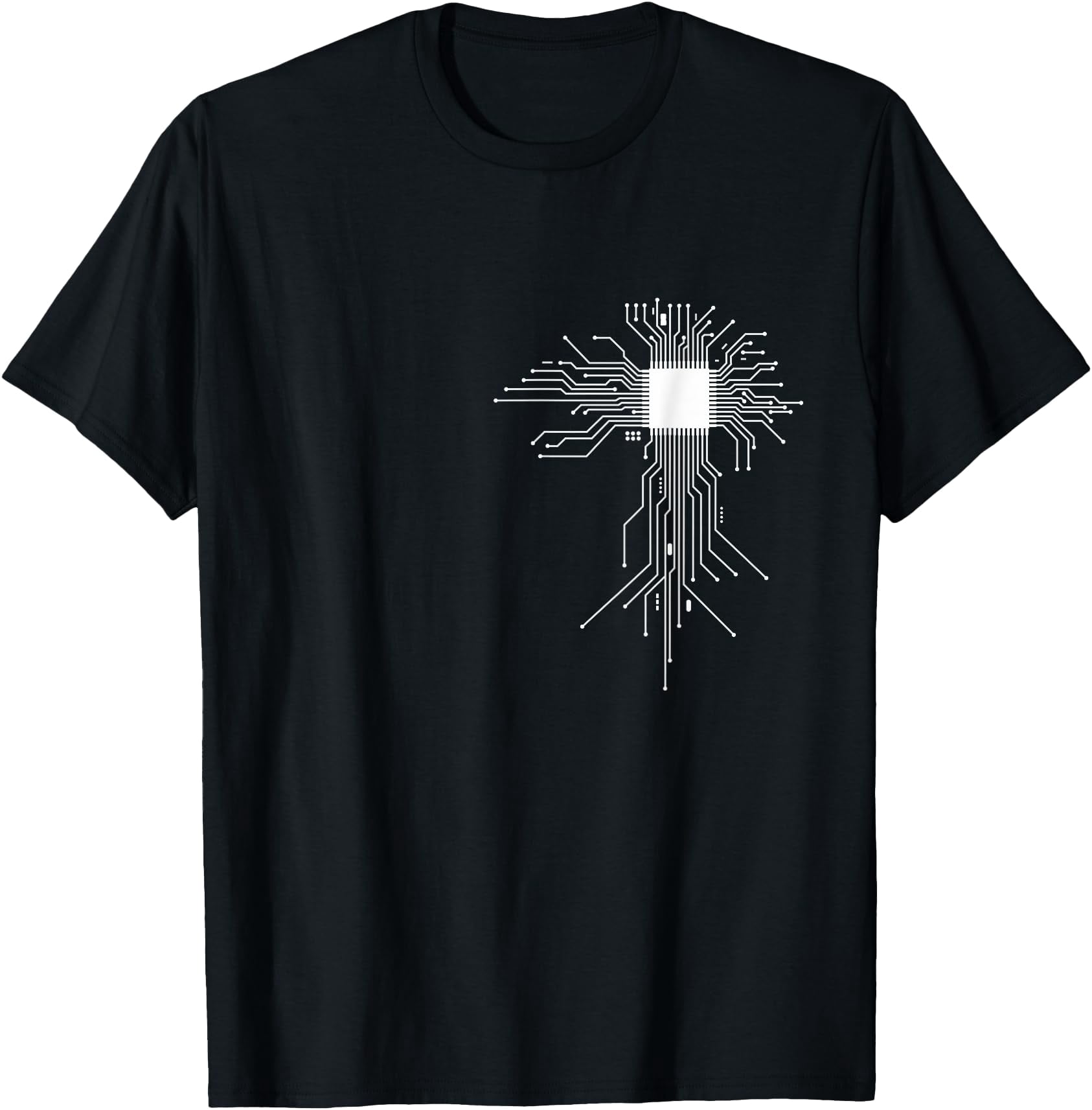 Computer Science Merchandise CPU Computer Chip Computer Scientist Design Programmer AI T-Shirt ...