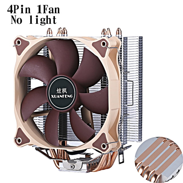 CPU Cooling 120mm Fan 4 Heat Pipe PWM Suitable For Installing LGA2011 ...