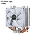 thumbnail image 1 of CPU Cooling Fan 4 Heat Pipe Cooler Processor Efficient Air-Cooled 3P/4P Installing LGA775 115x 1200 1700 1356 1366 AMD i3 i5 i7, 1 of 6