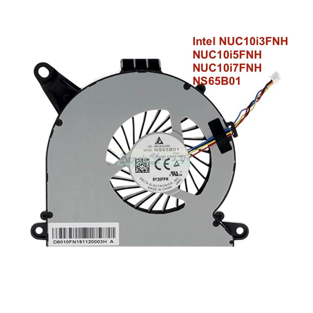 CPU Cooling Fan Radiation for Intel NUC 8I7BEH NUC8 NUC10 I3/I5/I7