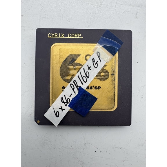 CPU, Cyrix 6x86-PR166+GP 133MHZ 3.3V or 3.52V