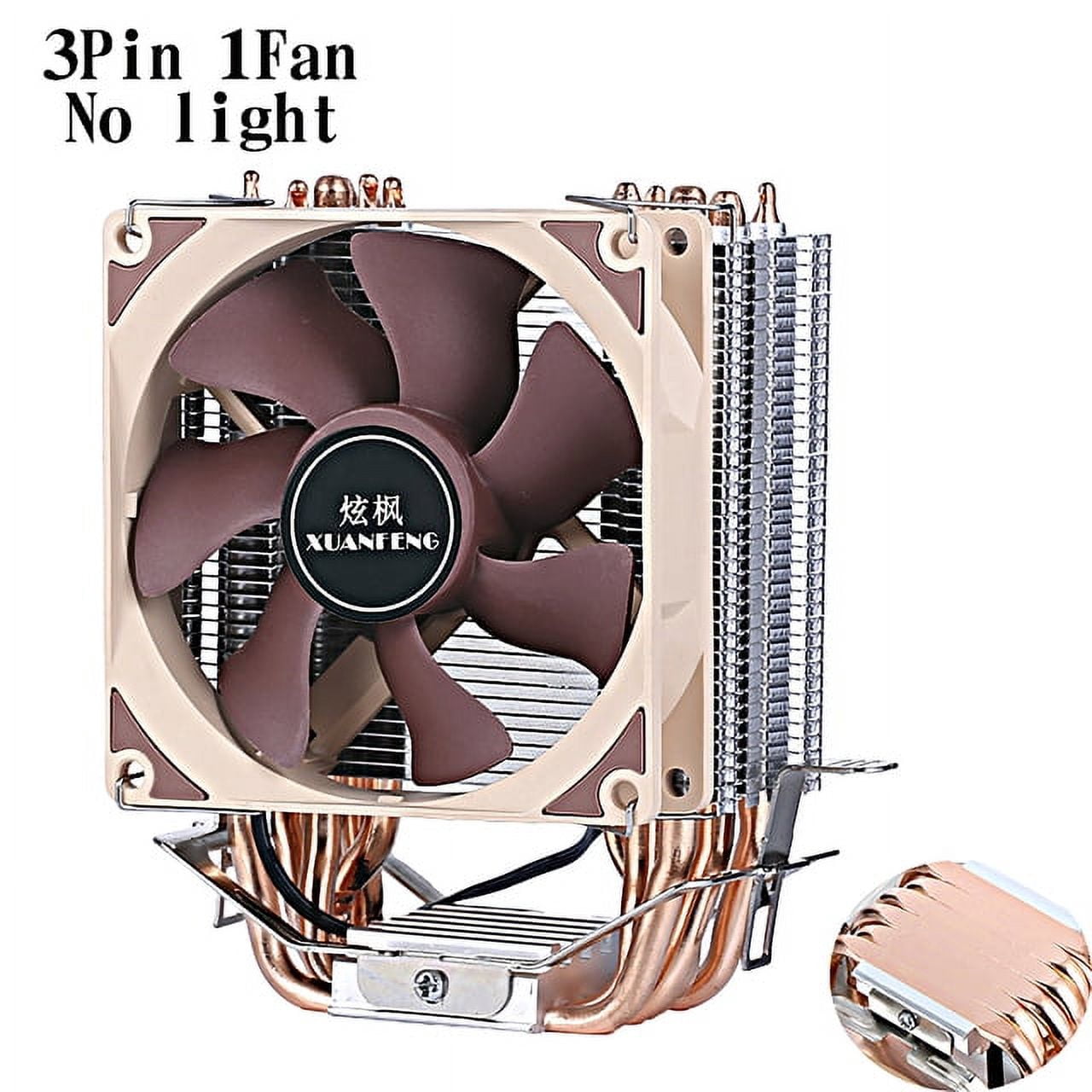 CPU Efficient Cooler Processor Cooling Fan 6 Heat Pipe Radiator Suitable For Installing LGA2011 E3 E5 X79 X99 2066 2099 X299 AMD