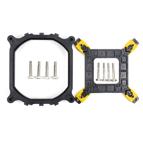 CPU Fan Bracket Holder Radiators Backplate with 8 Screw for 115X 1366 2011 CPU Bracket Cooling Mounting Hardware