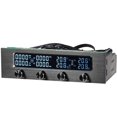 thumbnail image 1 of CPU Fan Controller Multifunctional CPU 4-Channel Front Panel with LCD Display for Desktop Computer, 1 of 7