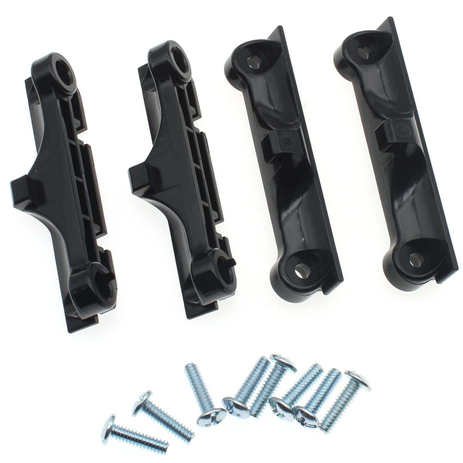 CPU Fan Retainer Bracket 4 Pcs Black CPU Fan Support Bracket and 8 Pcs Mounting Screws for AM4