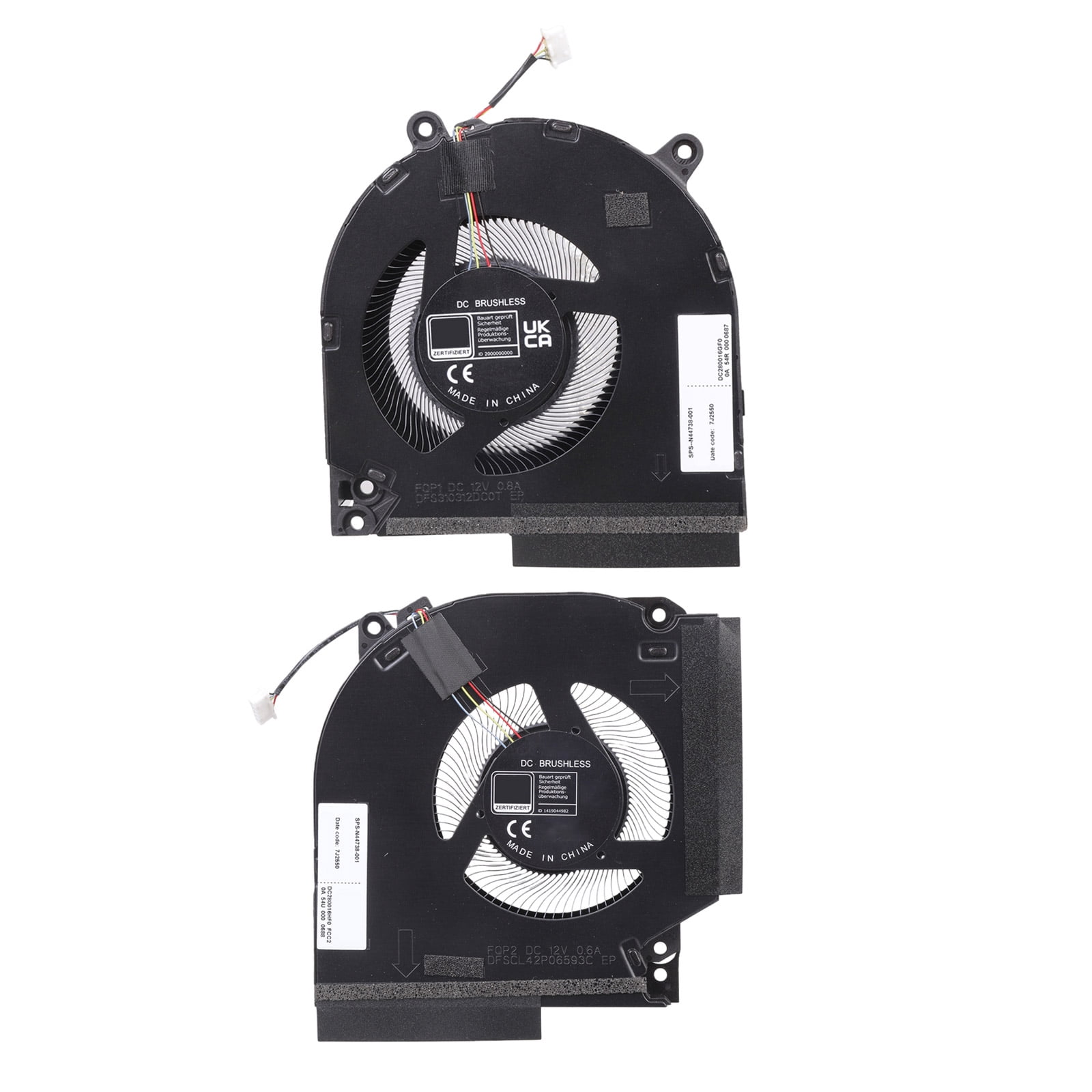 CPU GPU Radiator Replacement Laptop Graphics Card Cooling Fan for 16-R ...