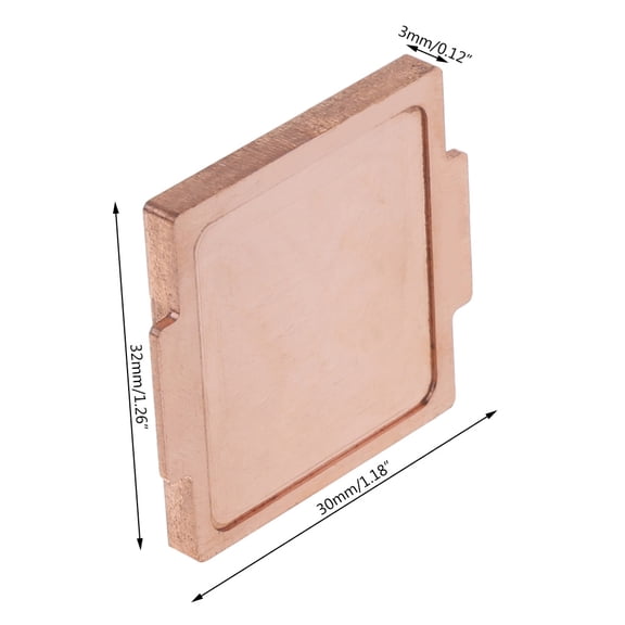 CPU Opener Pure Copper Lid Cover IHS Cooling For 6700K 7700K 8700K 115x Interface Protector