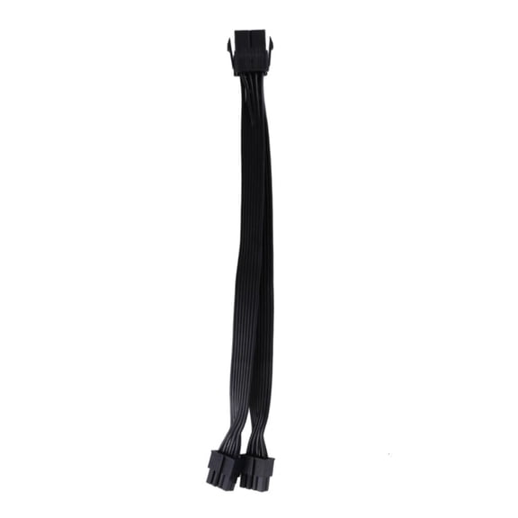 CPU PCIe 8Pin Female to 2X 8Pin Male Splitter PCIExpress Graphics Card Power Adapter 8Pins PCIE Extension Cable by LUVNIMB