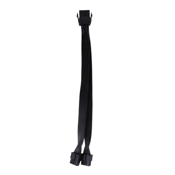 CPU PCIe 8Pin Female to 2X 8Pin Male Splitter PCIExpress Graphics Card Power Adapter 8Pins PCIE Extension Cable