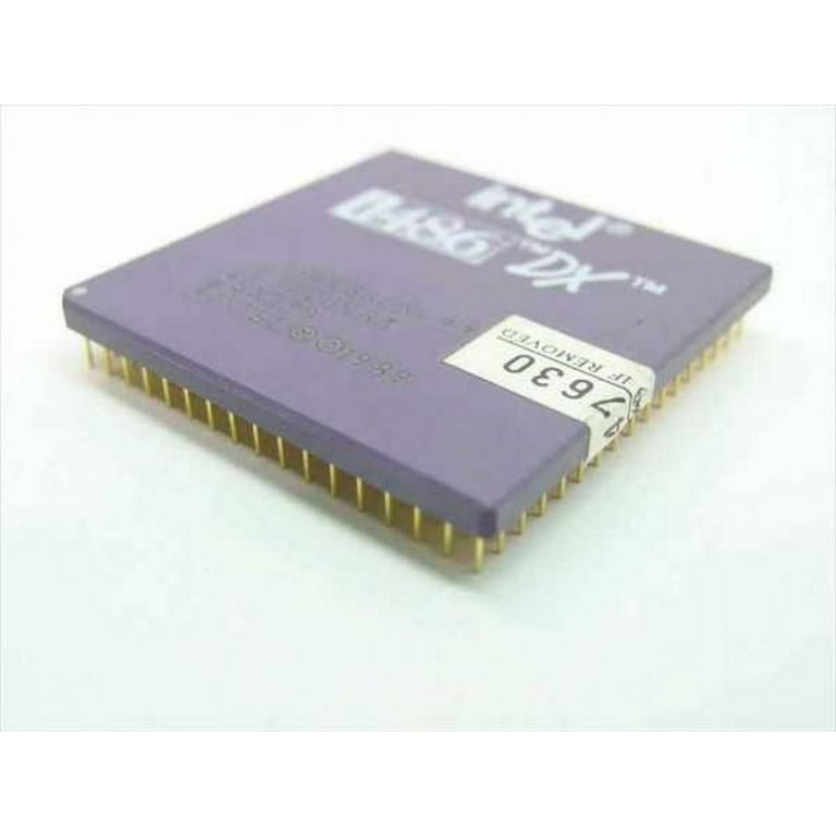 Cpu processor (gold) intel i486 dx a80486dx-33 sx666