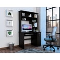 thumbnail image 1 of CPU Panel Hutch Desk, Black / Good for Computer Enthusiasts, 1 of 2