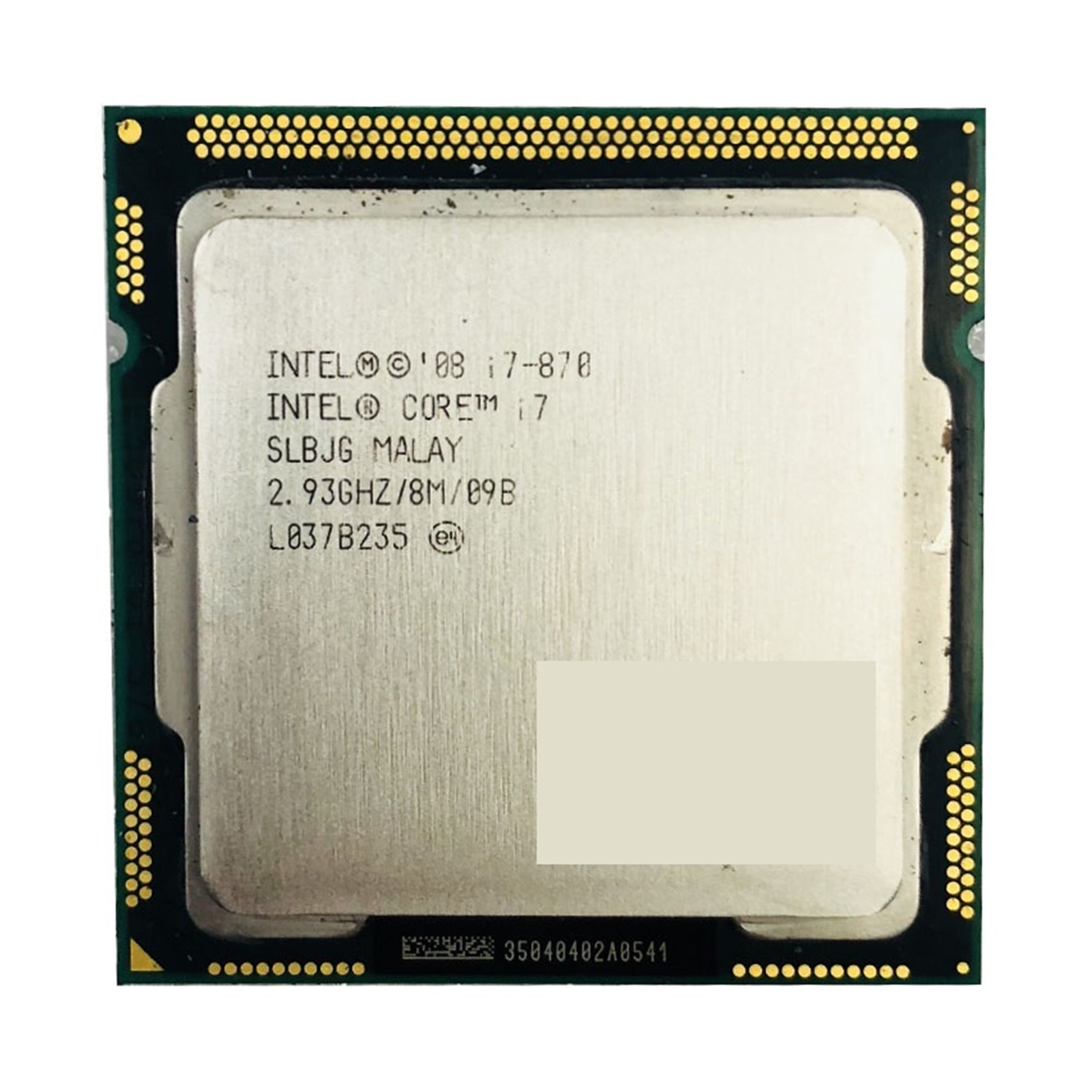 ジャンク CPU Intel Core i7 870 2.93GHz 1156 SLBJG #465001-A Core 