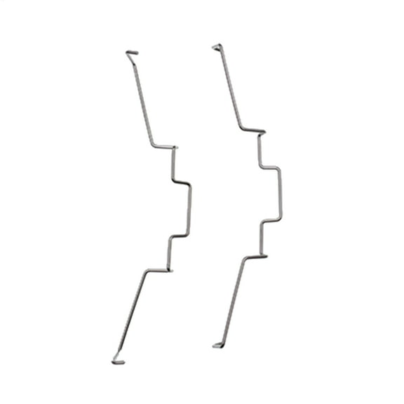 CPU Radiator Fan Hook Fixed Bracket Fan Buckle Elastic Stainless Steel Fan Buckle 2Pcs/ Set