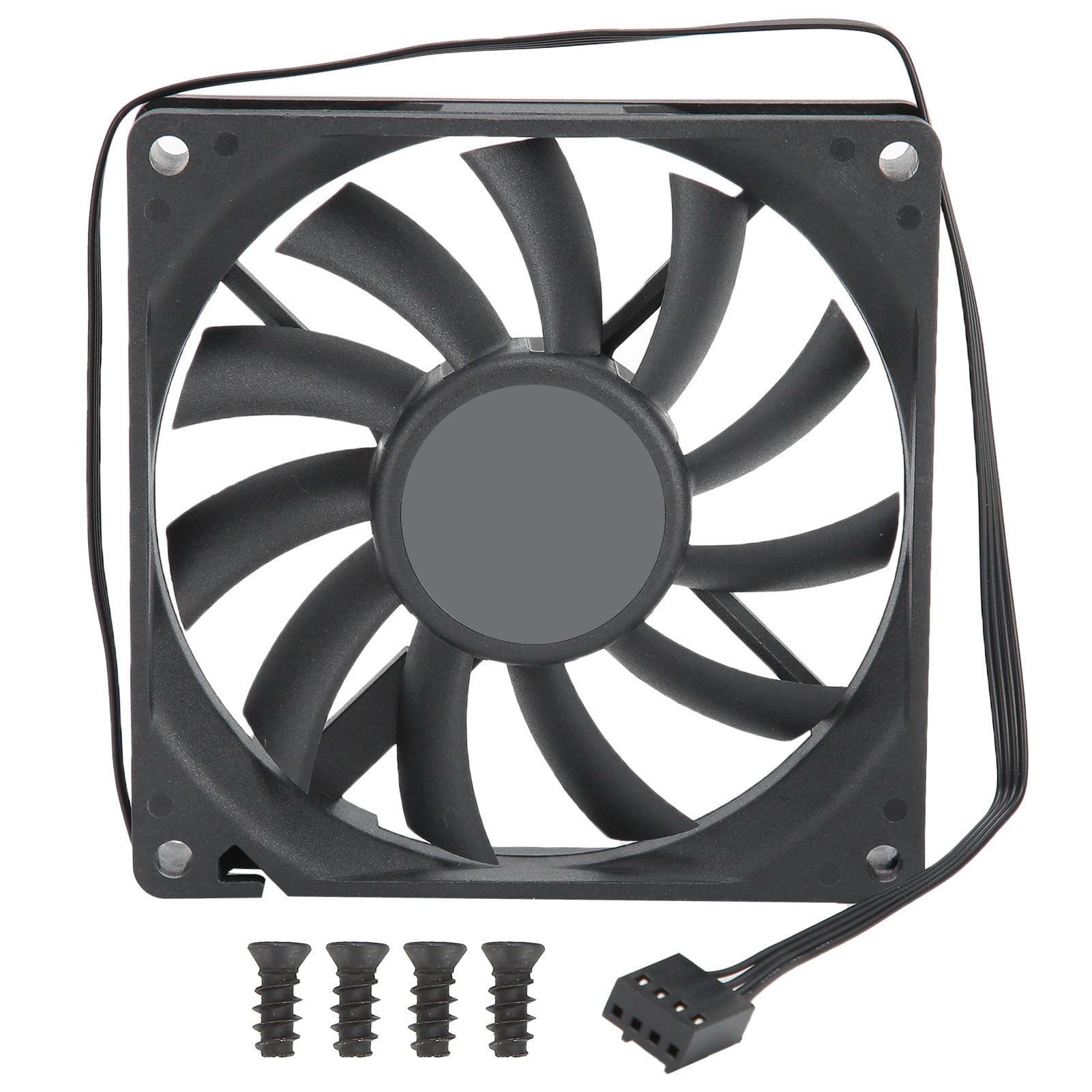 CPU Radiator Fan PWM 4Pin Cooling PC Cooler 12V Speed Regulation Ultra Thin Desktop Computer