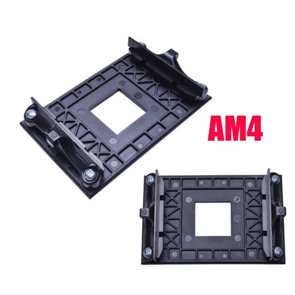 CPU Socket Mount Cool Fan Heatsink Bracket Dock Base For AMD AM 4 B350 X370 X470 A320 Black