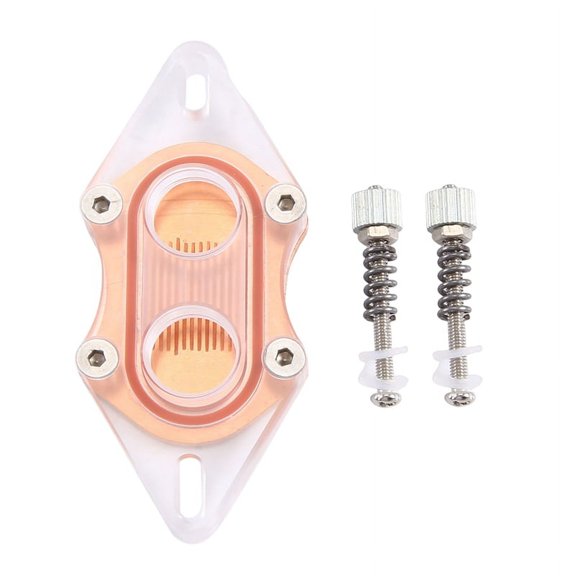 CPU Water Cooling Block Cooler Acrylic Transparent South Bridge Northbridge Block for Computer CPU Block