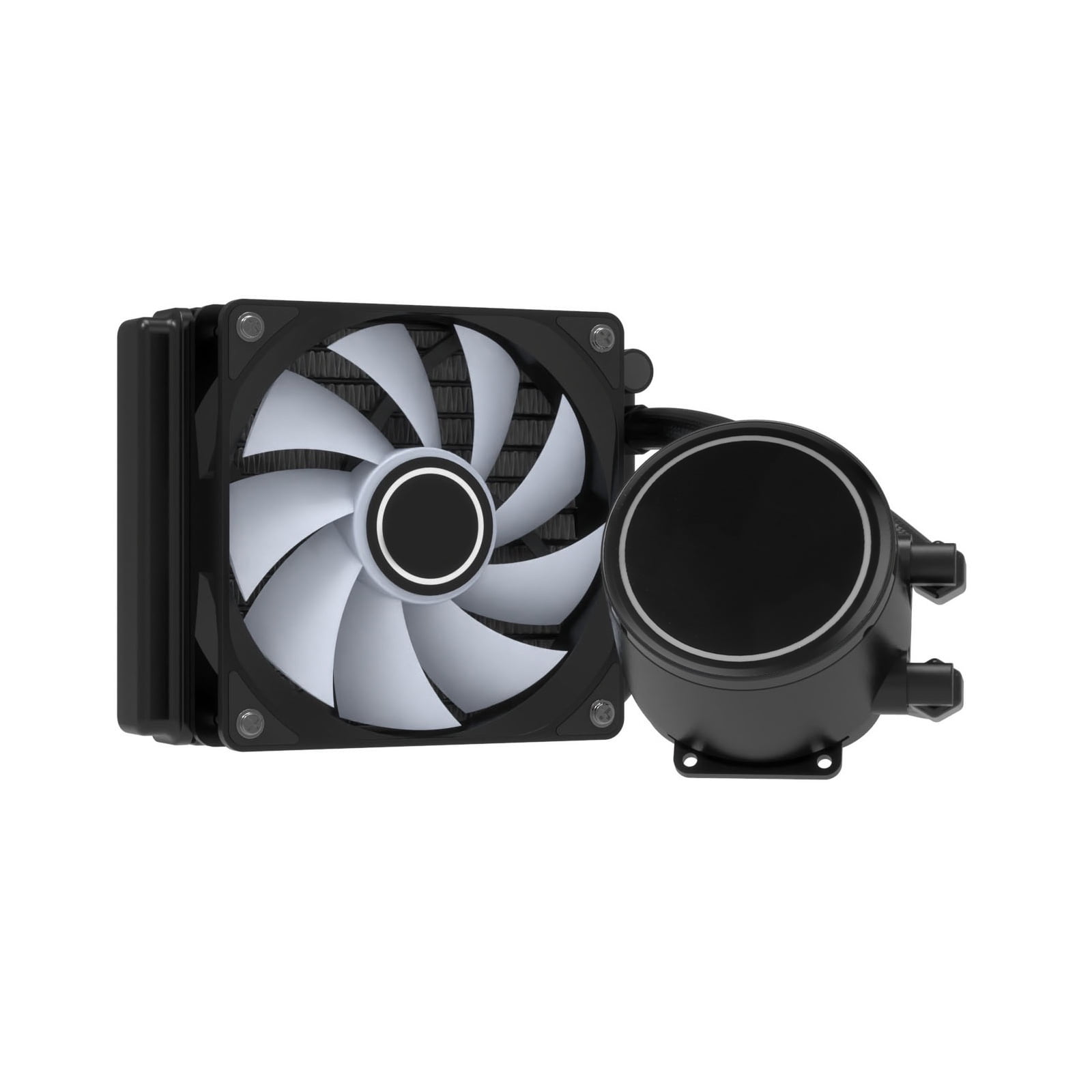 CPU Water Cooling CPU Liquid Cooler RGB Lighting 4Pin PWM Fans Improved ...
