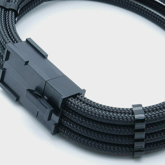 CPU motherboard cables Computer Motherboard ATX Power Adapter Cable Cord 8PIN Nylon Black 1Set